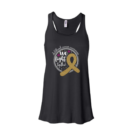 We Fight Together Women's Flowy Tank | Black