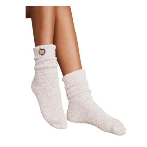 Logo Winter White Cozy Socks