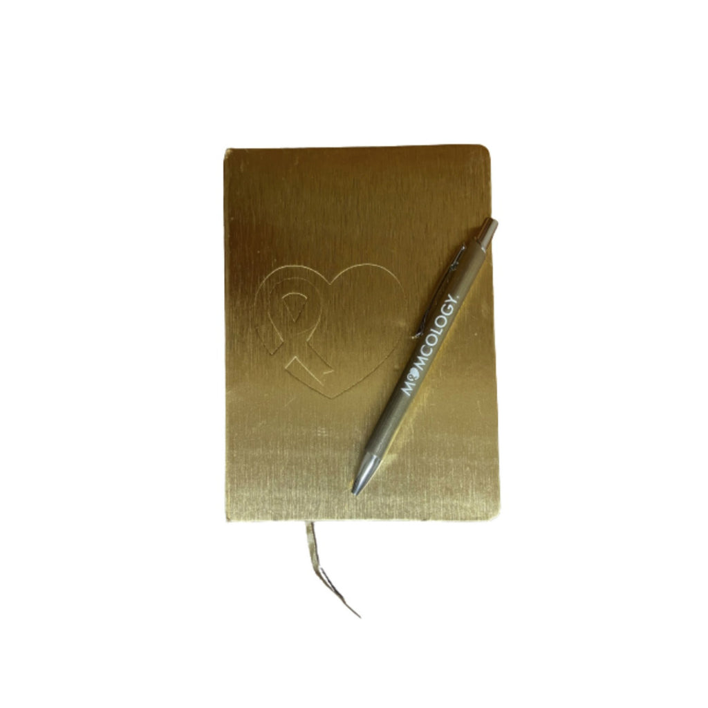 Metallic Gold Journal and Pen