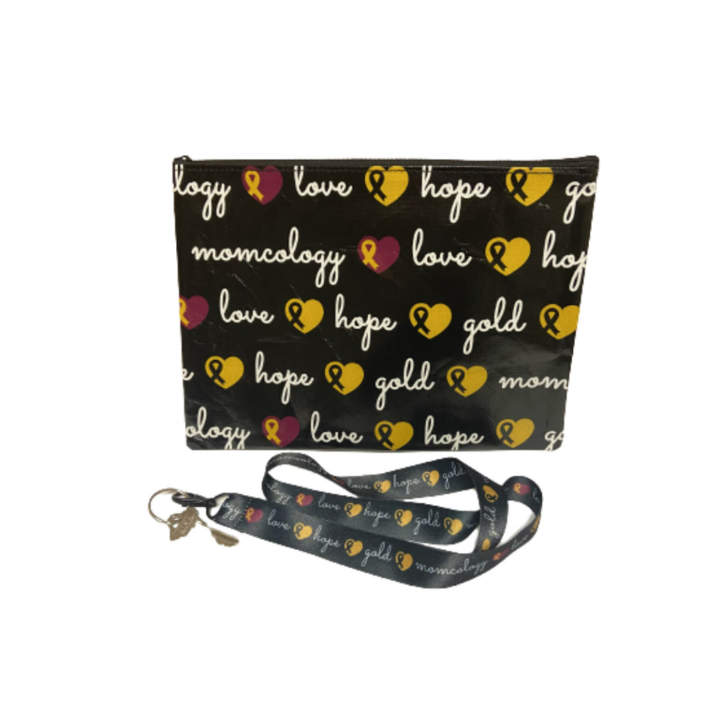Momcology Lanyard and Zipper Bag